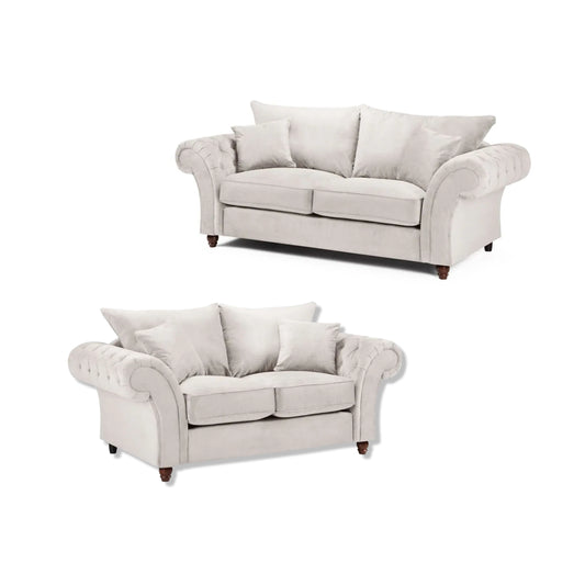 Windsor 3+2 Sofa Set In Stone